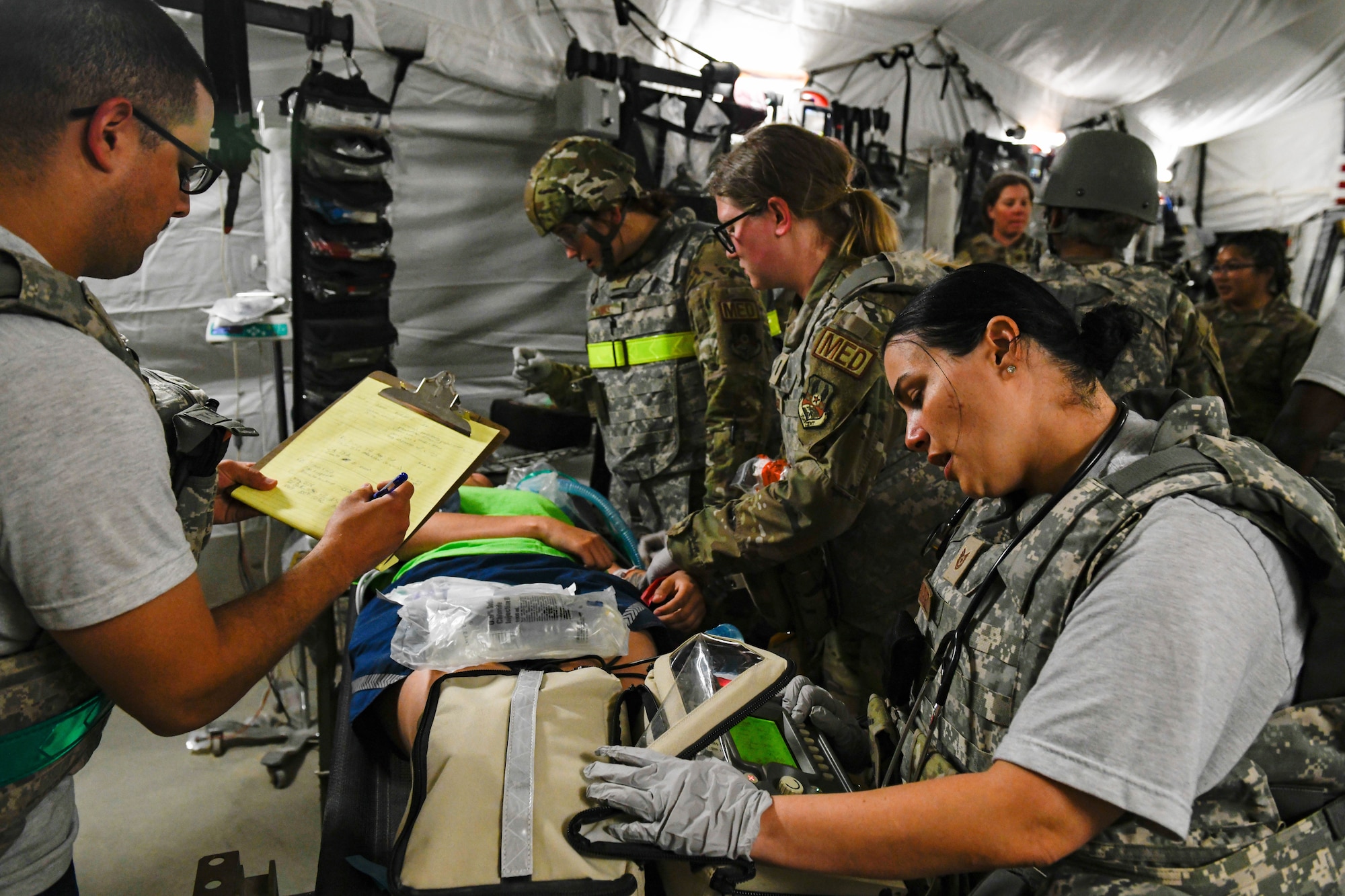 378th medical partnerships sustain life and mission