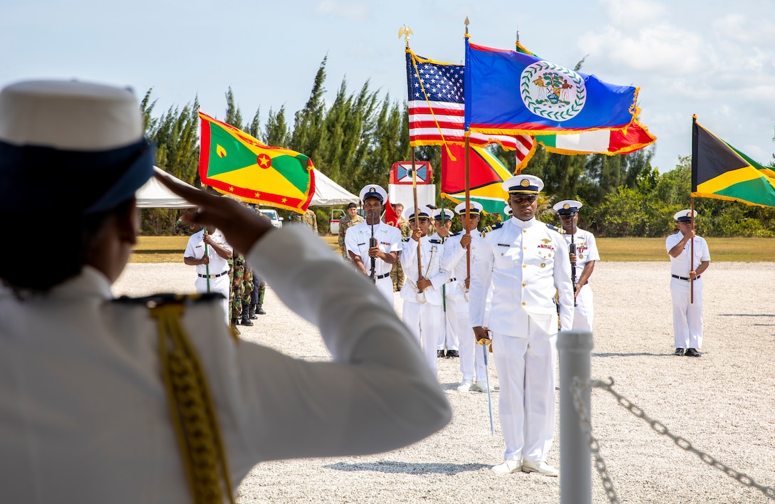 Partner nations closed out the Tradewinds 2022 exercise with a ceremony at British Army Training Support Unit Belize in Ladyville, Belize May 20 2022.