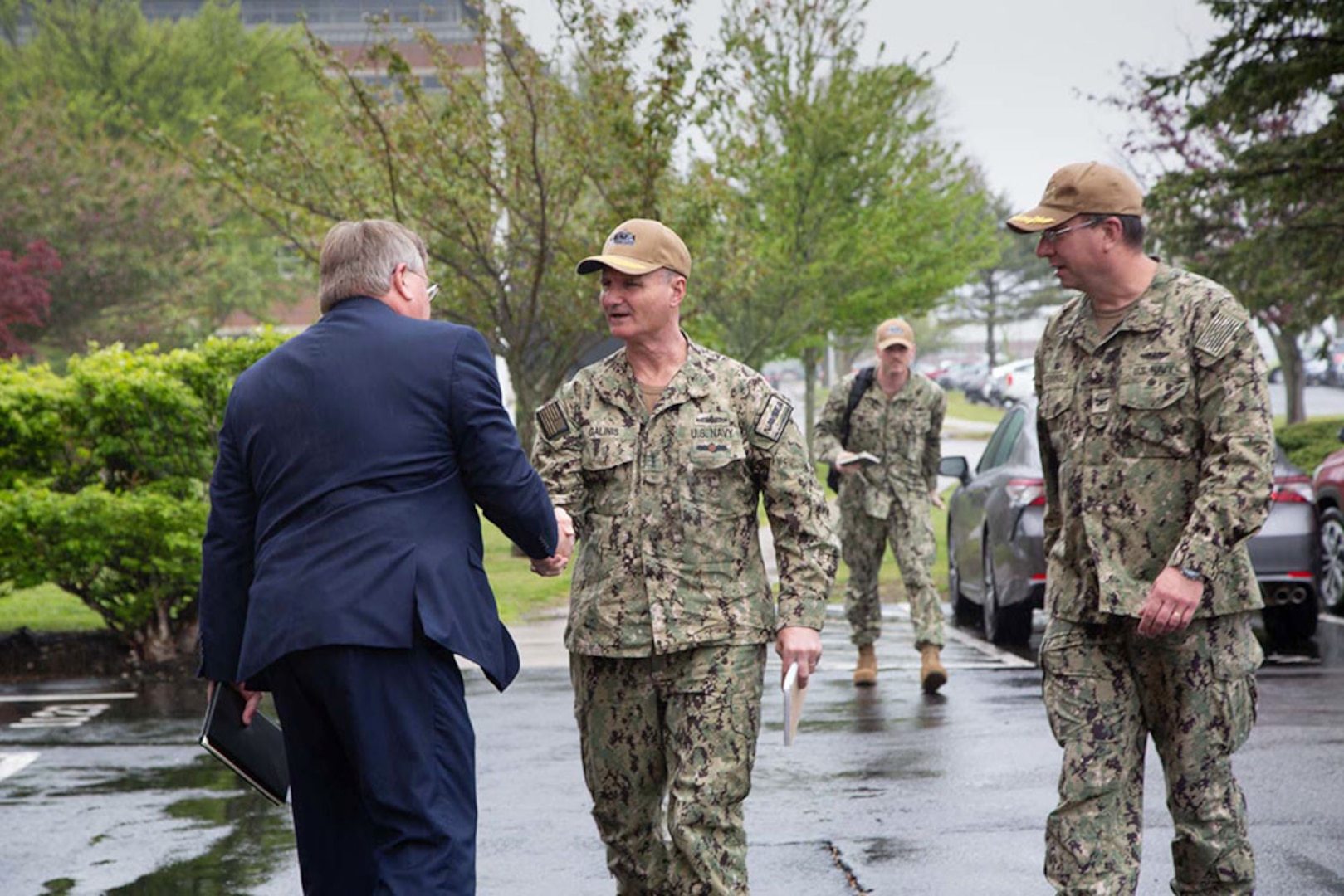 Naval Sea Systems commander tours NUWC Division Newport on May 19
