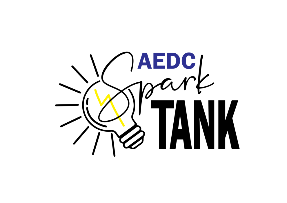 AEDC Spark Tank logo (Air Force graphic by Brooke Brumley)