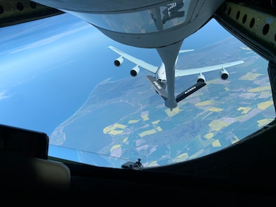 The Nebraska Air National Guard’s 155th Air Refueling Wing deployed a KC-135 Stratotanker to Pardubice Air Base, Czechia, in May 2022 to supply critical aerial refueling capabilities to U.S. and NATO coalition forces operating as part of NATO’s enhanced air policing mission. Nebraska and the Czech Republic are partners under the Department of Defense National Guard Bureau State Partnership Program.