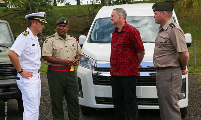 U.S. Donates Vehicles to Support Republic of Fiji Military Forces’ Peacekeeping Efforts