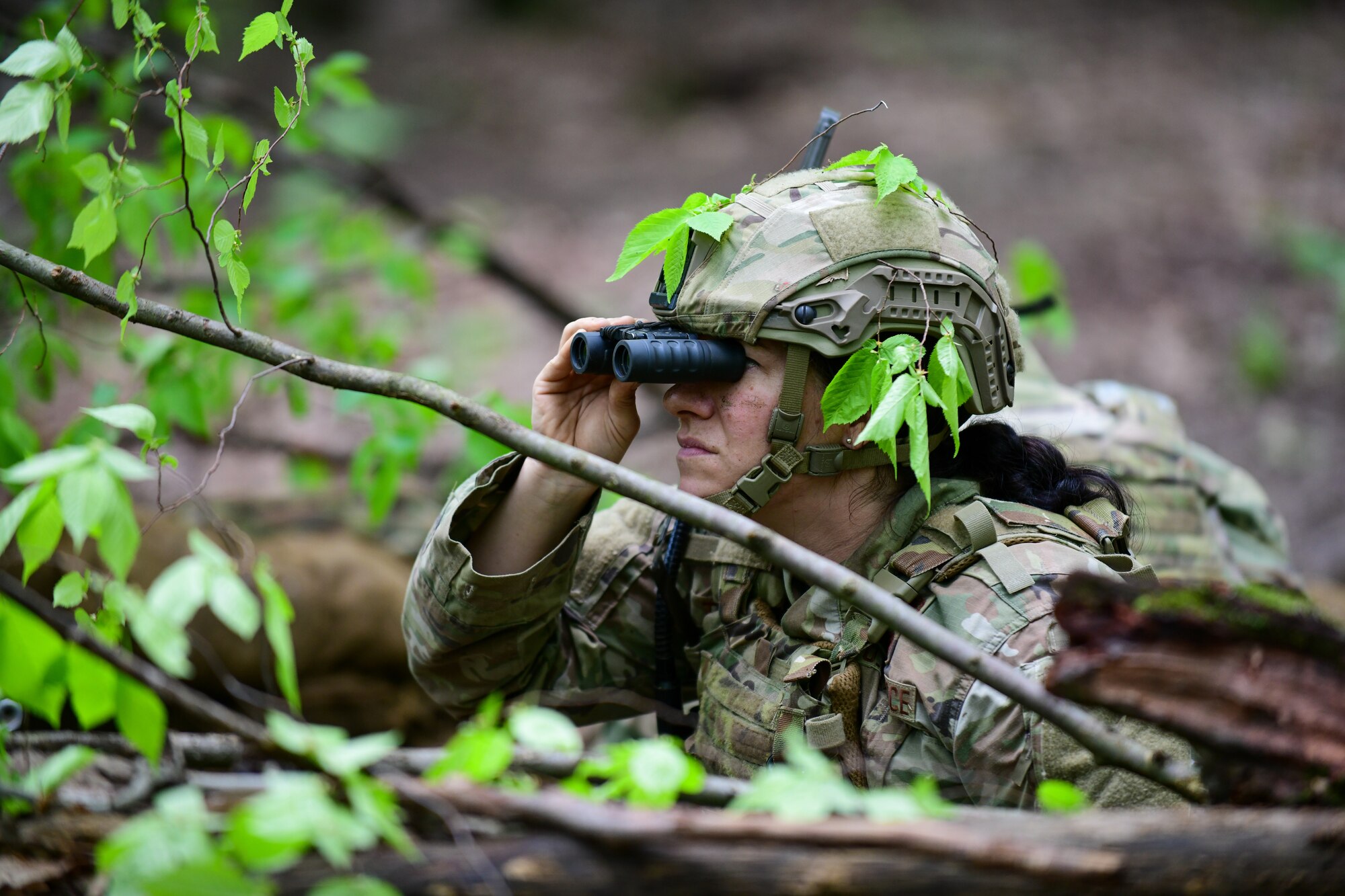 Members of the 403rd Security Forces Squadron from Keesler Air Force Base, Mississippi, completed the Integrated Defense Leadership Course at Youngstown Air Reserve Station, Ohio, in May 2022.