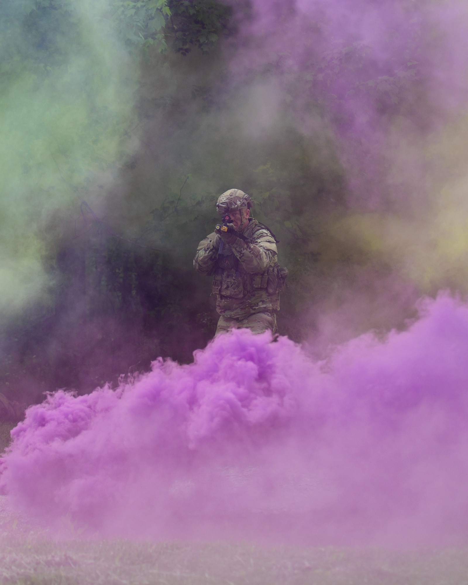 Members of the 403rd Security Forces Squadron from Keesler Air Force Base, Mississippi, completed the Integrated Defense Leadership Course at Youngstown Air Reserve Station, Ohio, in May 2022.