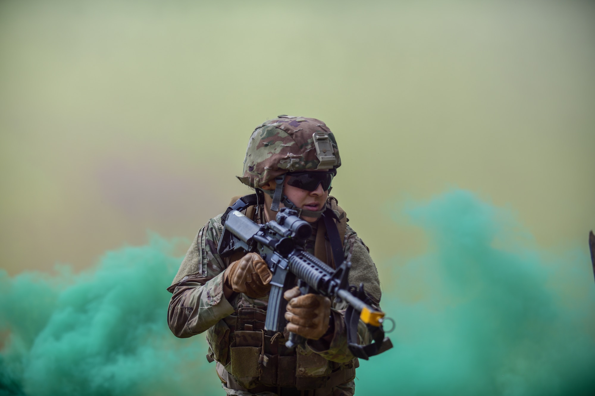 Members of the 403rd Security Forces Squadron from Keesler Air Force Base, Mississippi, completed the Integrated Defense Leadership Course at Youngstown Air Reserve Station, Ohio, in May 2022.