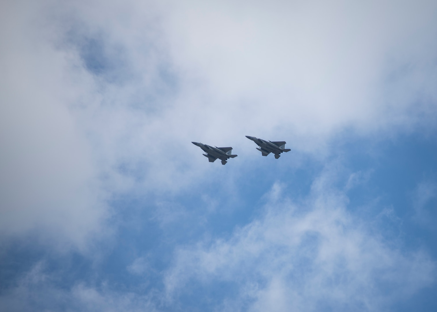 Two U.S. Air Force F-22 Raptors assigned to the 149th Fighter Squadron, Virginia Air National Guard, arrive at the Air Dominance Center in Savannah, Georgia, during exercise Sentry Savannah 22-1 May 12, 2022. Sentry Savannah is the Air National Guard’s premier counter air exercise.