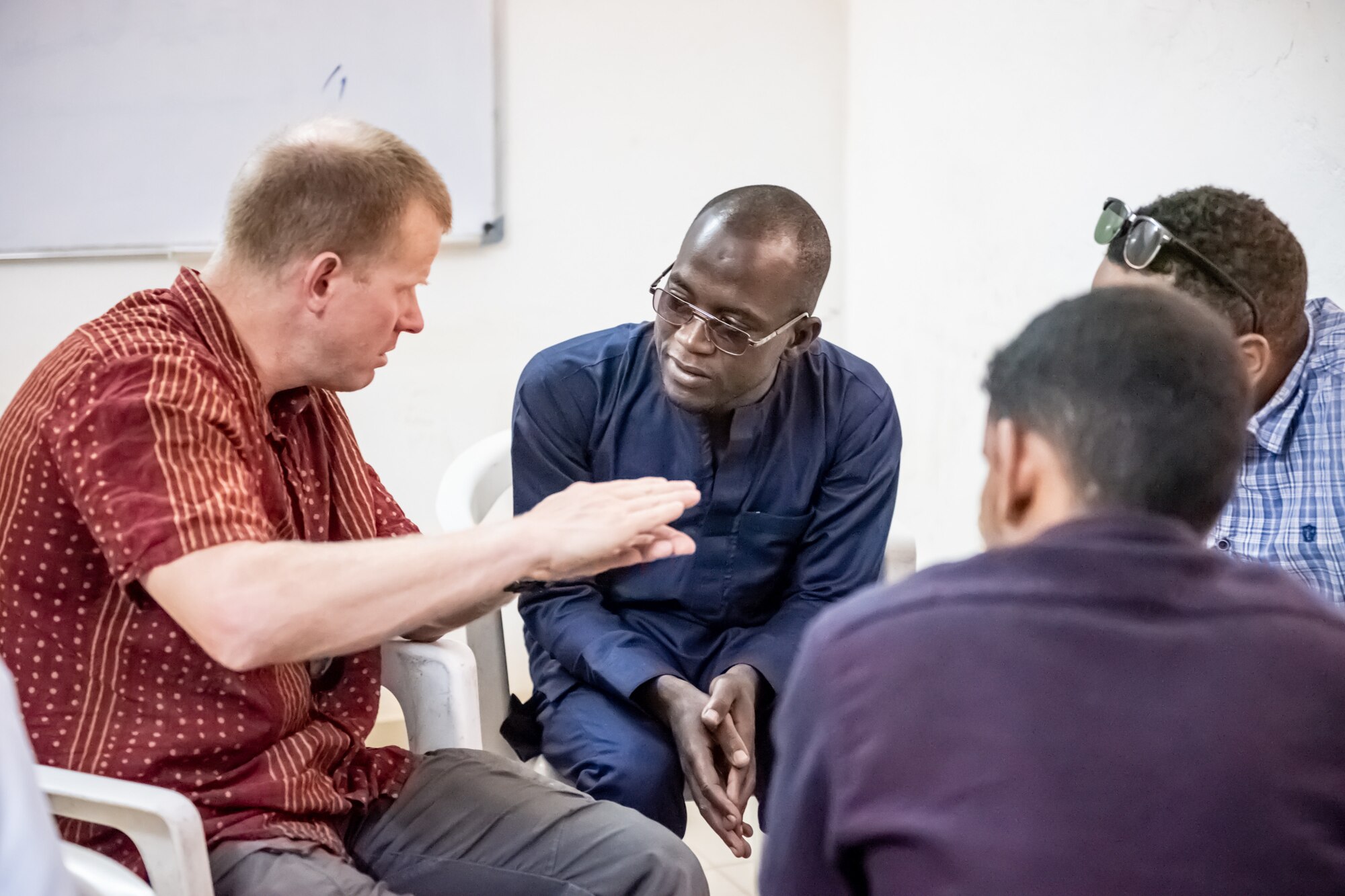 Enduring partnership: U.S. Soldiers create English discussion group in Niger