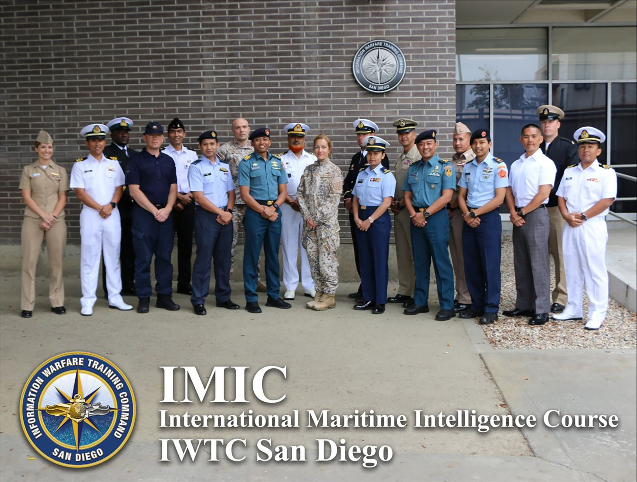 Foreign Navy Officers Attend IWTC San Diego International Maritime