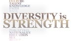 Graphic that reads: Diversity is Strength