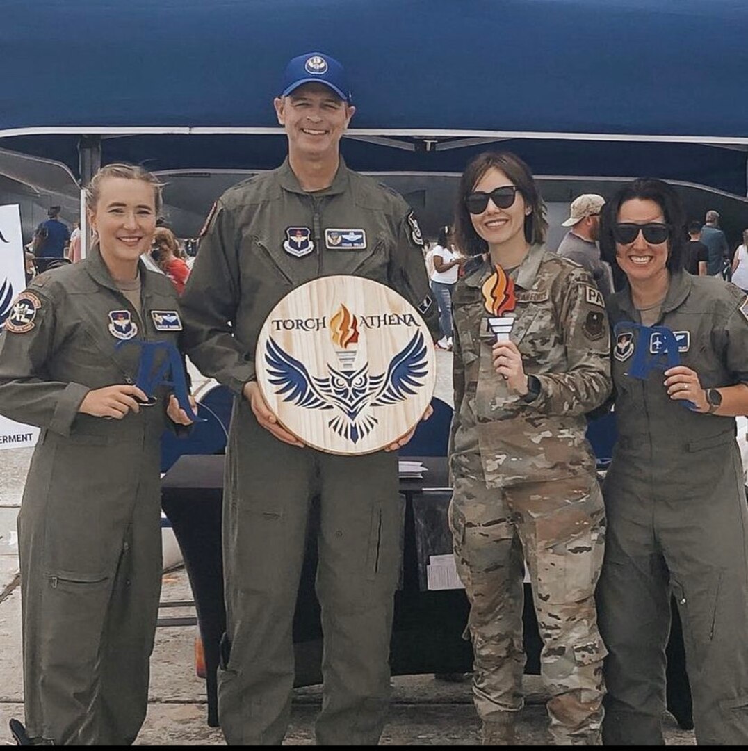 Empowering female Airmen across AETC, Torch Athena takes flight > Joint