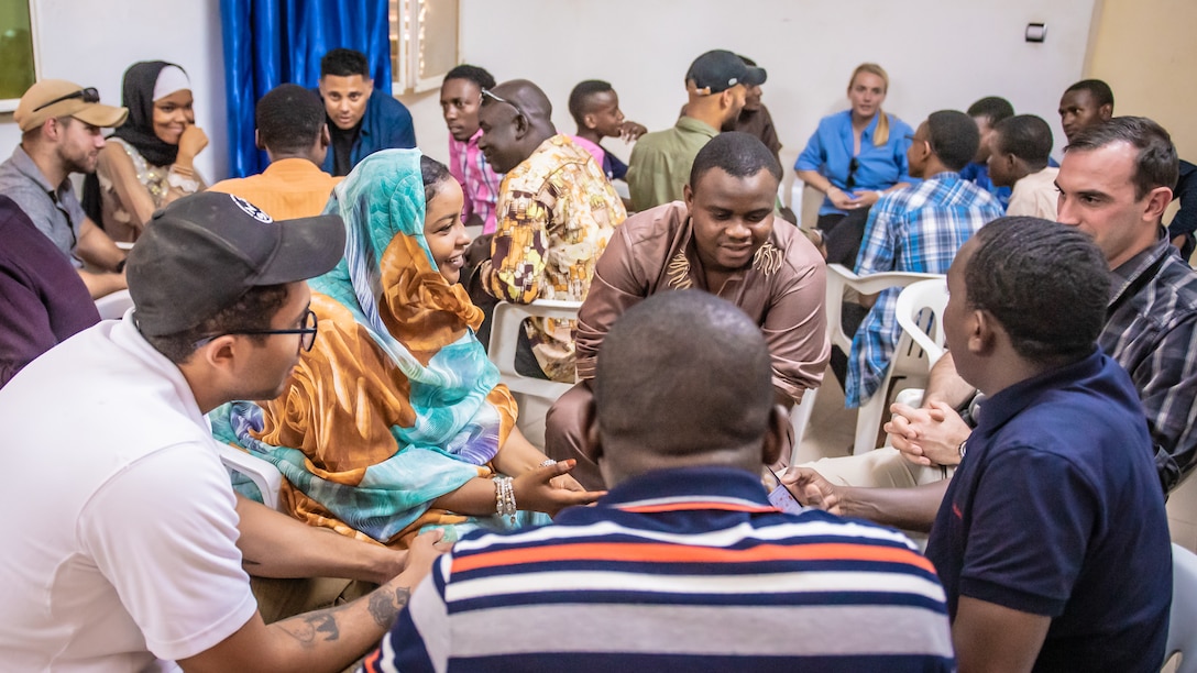 Enduring partnership: U.S. Soldiers create English discussion group in Niger