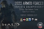 U.S. Air Force Services Center will host the inaugural Armed Forces Esports Championship from 24 to 28 May.  The 2022 Armed Forces Championship features players from the Army, Marine Corps, Navy, Air Force, Space Force, and Coast Guard.