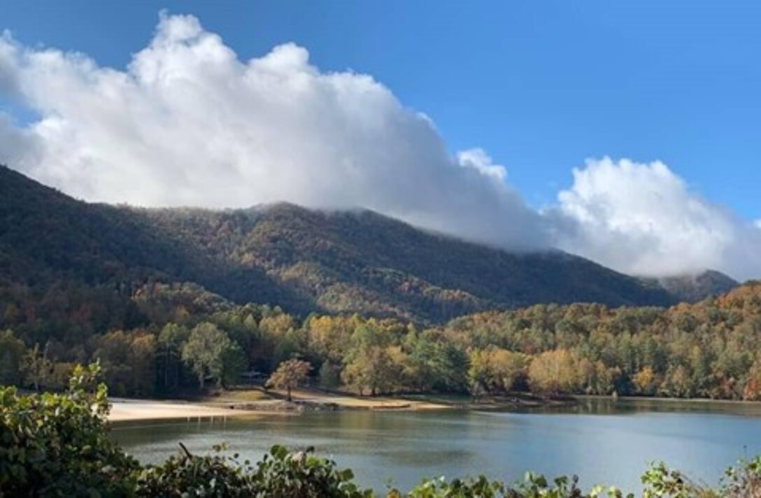 Overview of Martins Fork Lake, located in Harlan County, Kentucky.