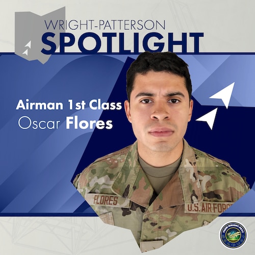 Airman 1st Class Oscar Flores, Server administrator, 88th Communications Squadron