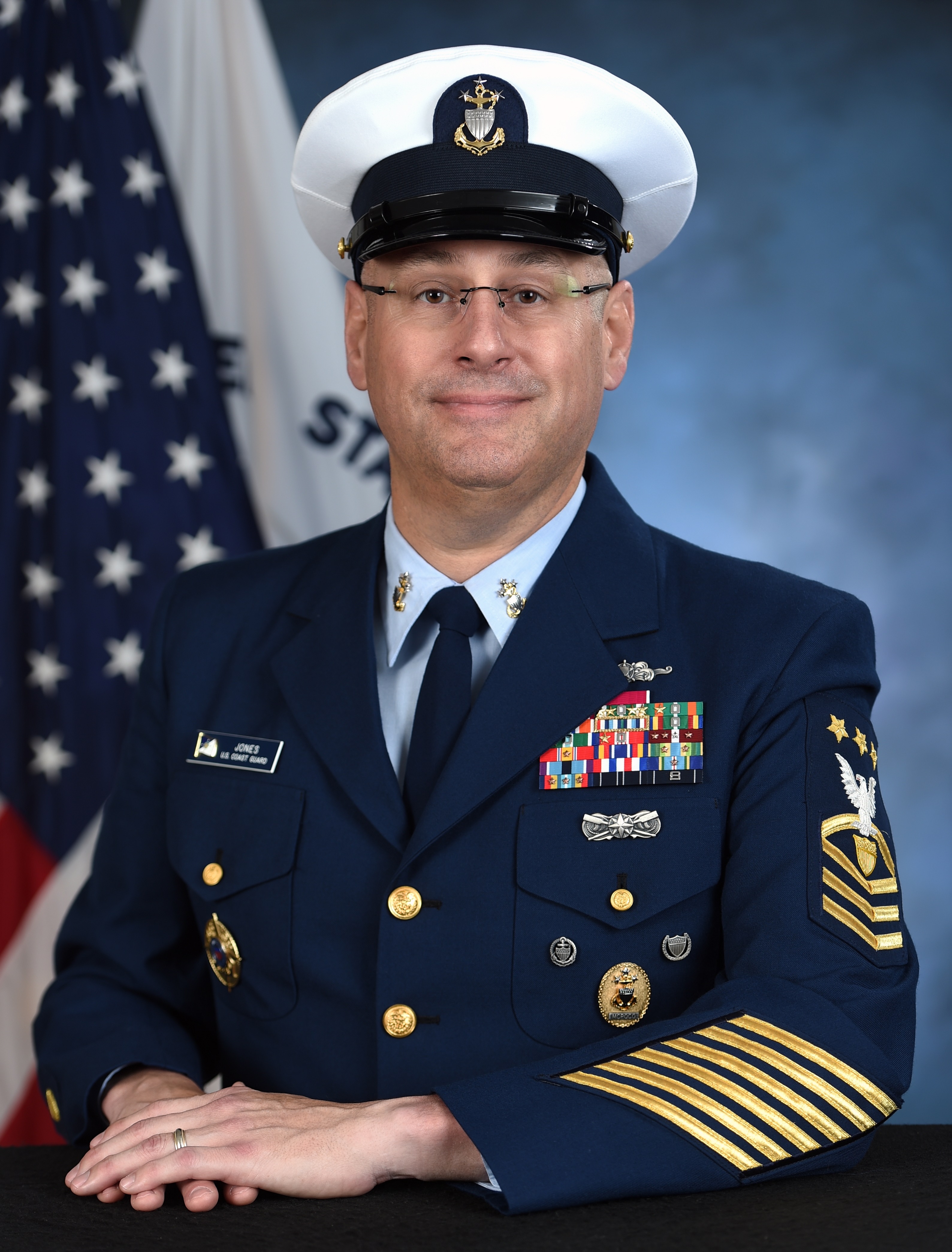 Master Chief Heath B Jones United States Coast Guard Display
