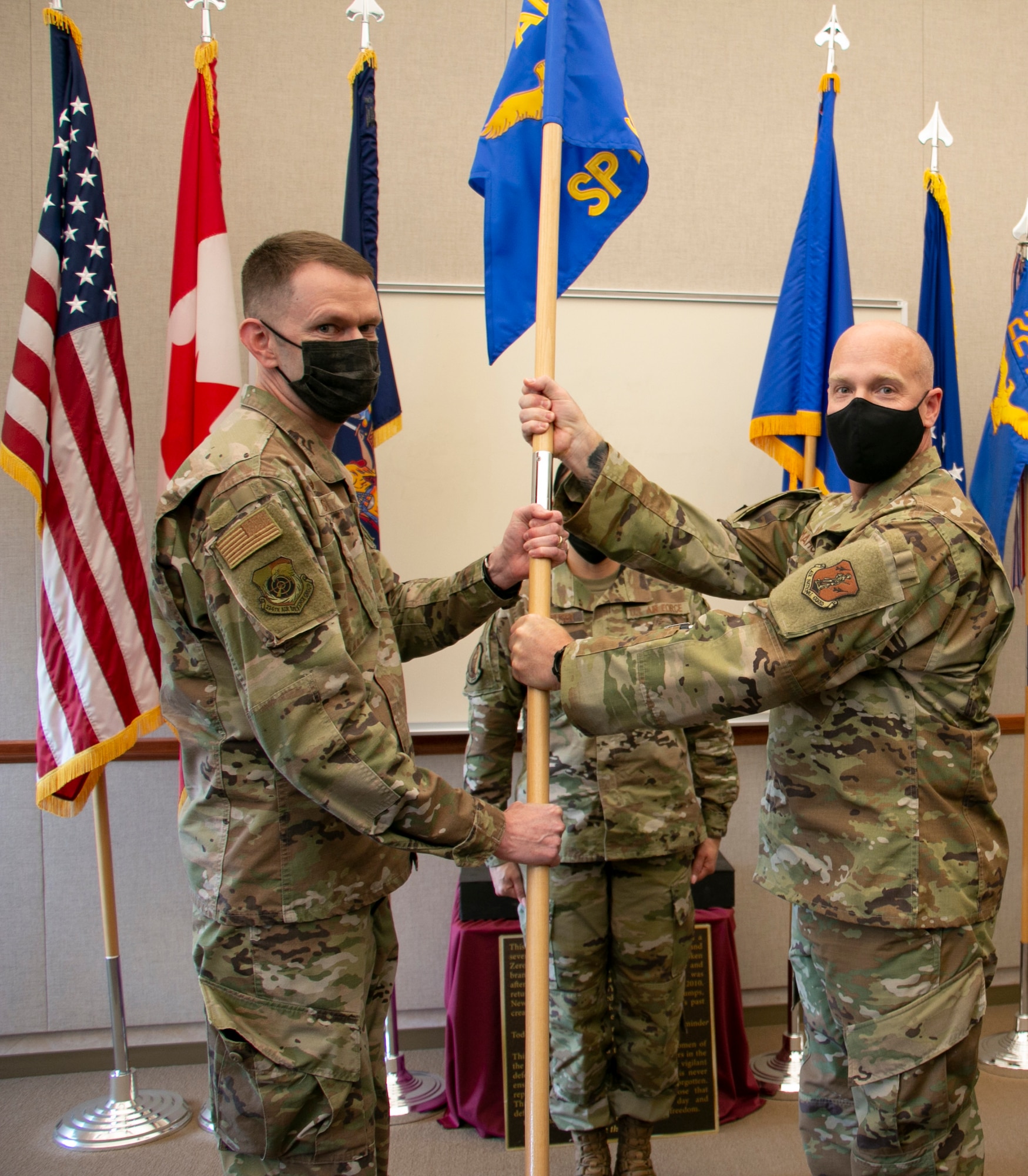 Mahoney takes command of the 224th SPTS