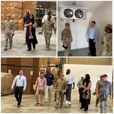 DLA Distribution Bahrain hosts DLA CENTCOM & SOCOM Commander