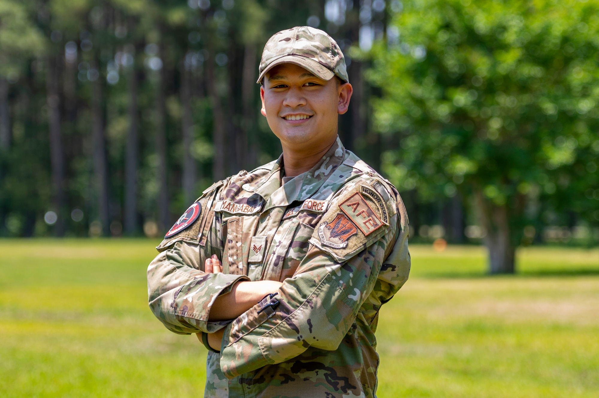 Mangabat is originally from Nueva Ecija, Philippines and joined the Air Force in 2018. (U.S. Air Force photo by Senior Airman Kylie Barrow)
