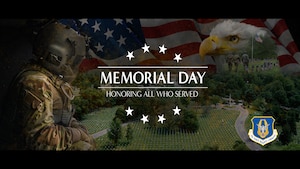 Memorial day 2022 graphic states 'honoring all who served'
