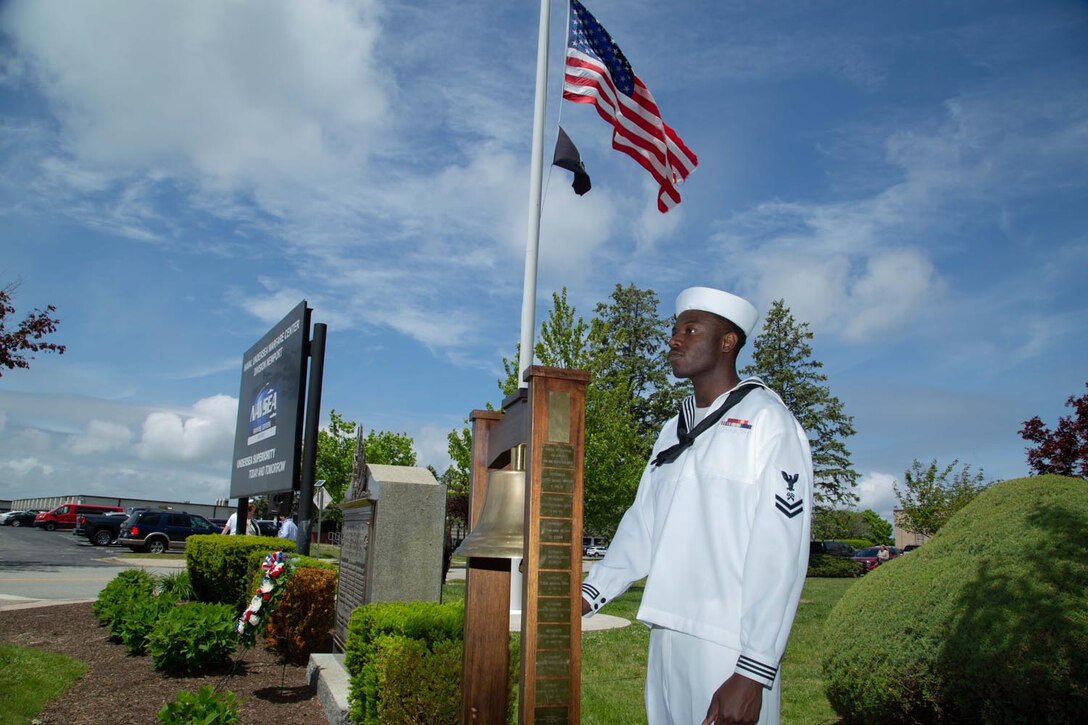 NAVSTA chaplain brings message of remembering America’s past, improving future to Division Newport Memorial Day ceremony