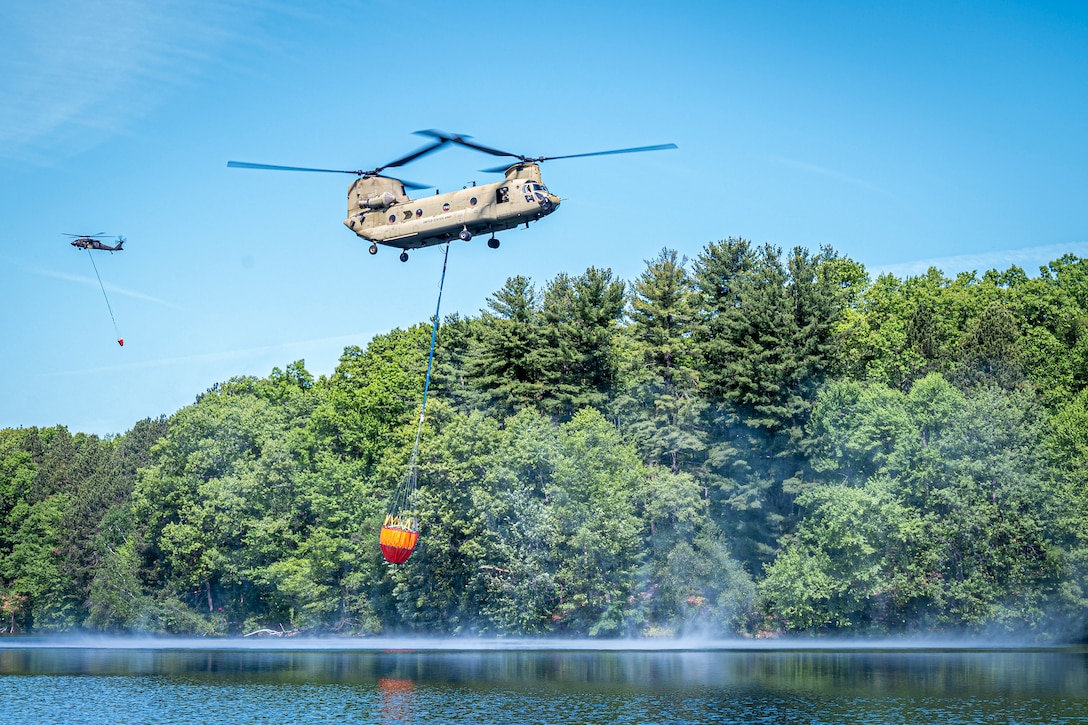 CTNG, Westover Fire Department conduct first-ever joint aerial firefighting training