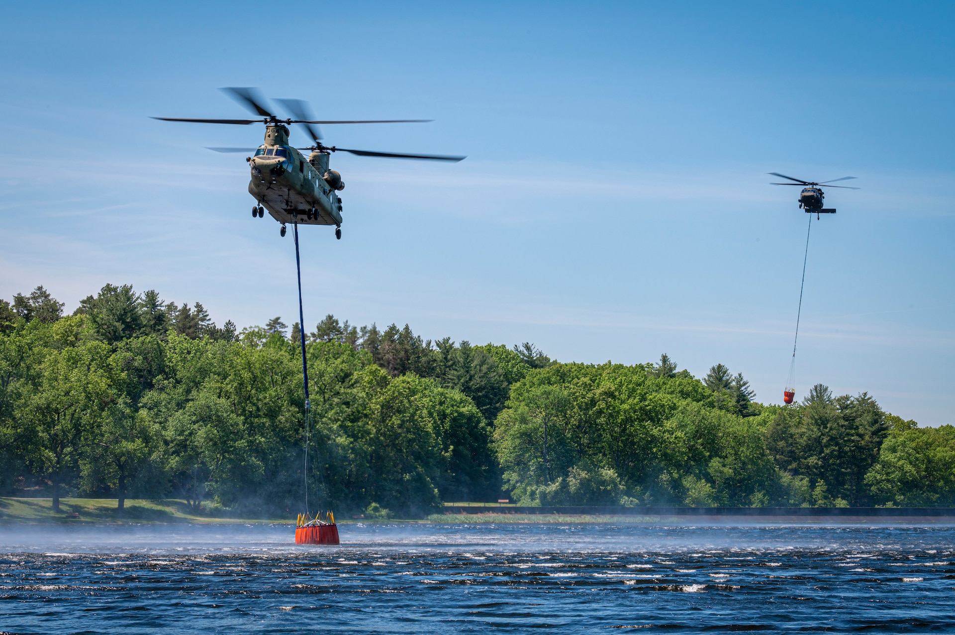 CTNG, Westover Fire Department conduct first-ever joint aerial firefighting training