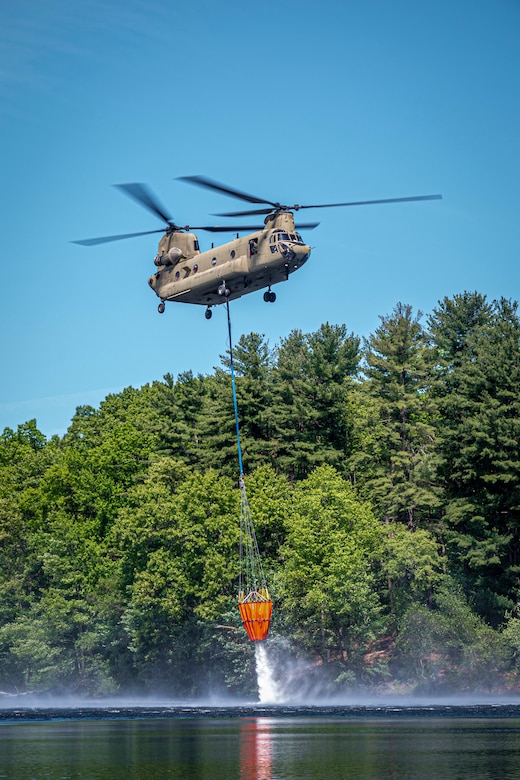 CTNG, Westover Fire Department conduct first-ever joint aerial firefighting training