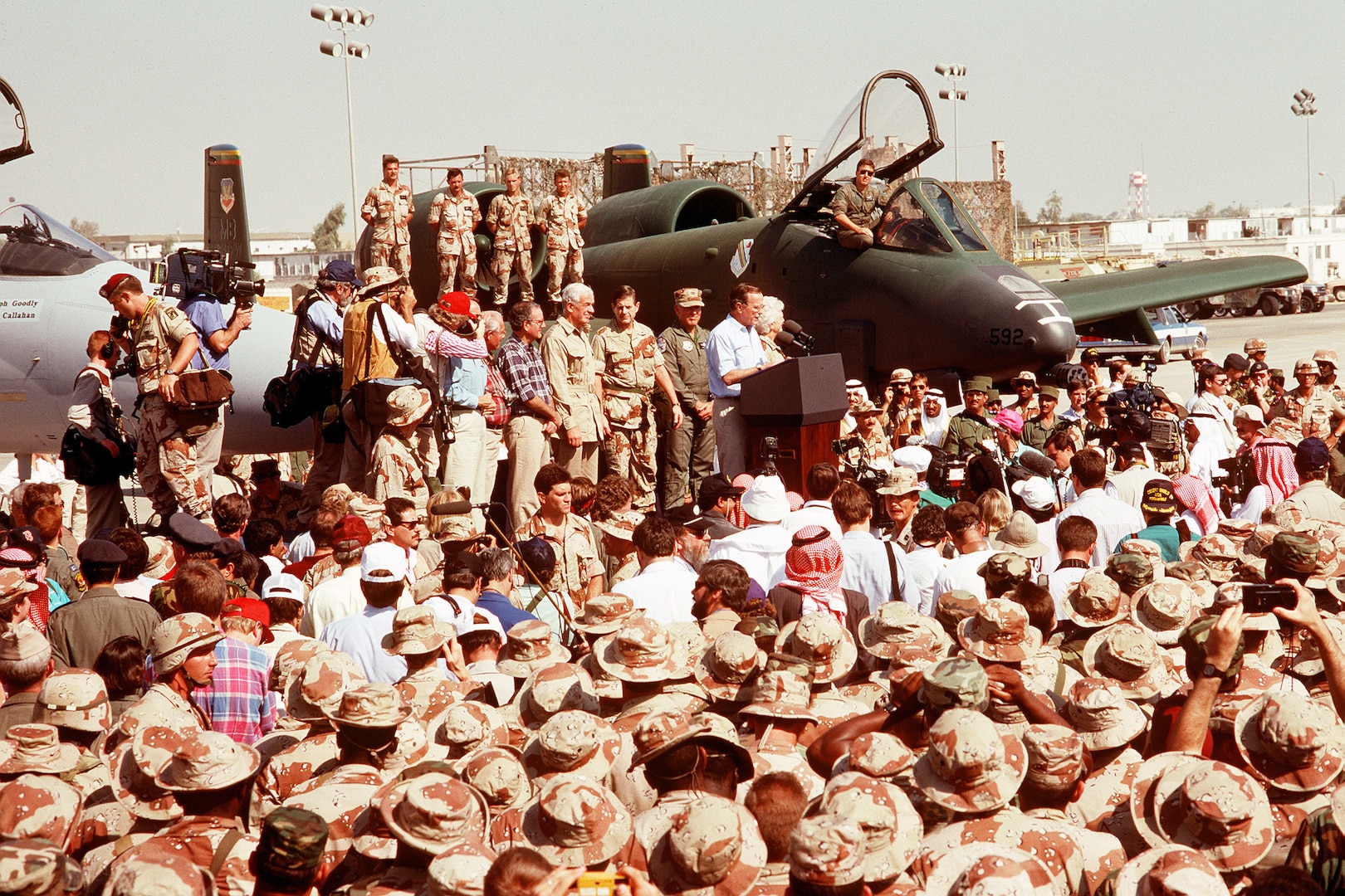 Image of several people together at a rally.