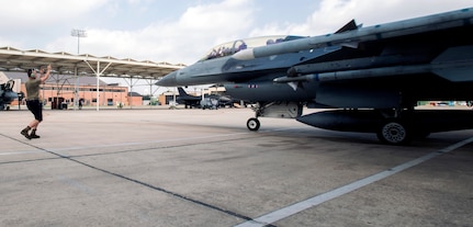 The 149th Fighter Wing's 182nd Fighter Squadron hosted a large force exercise with the 457th Fighter Squadron from Fort Worth