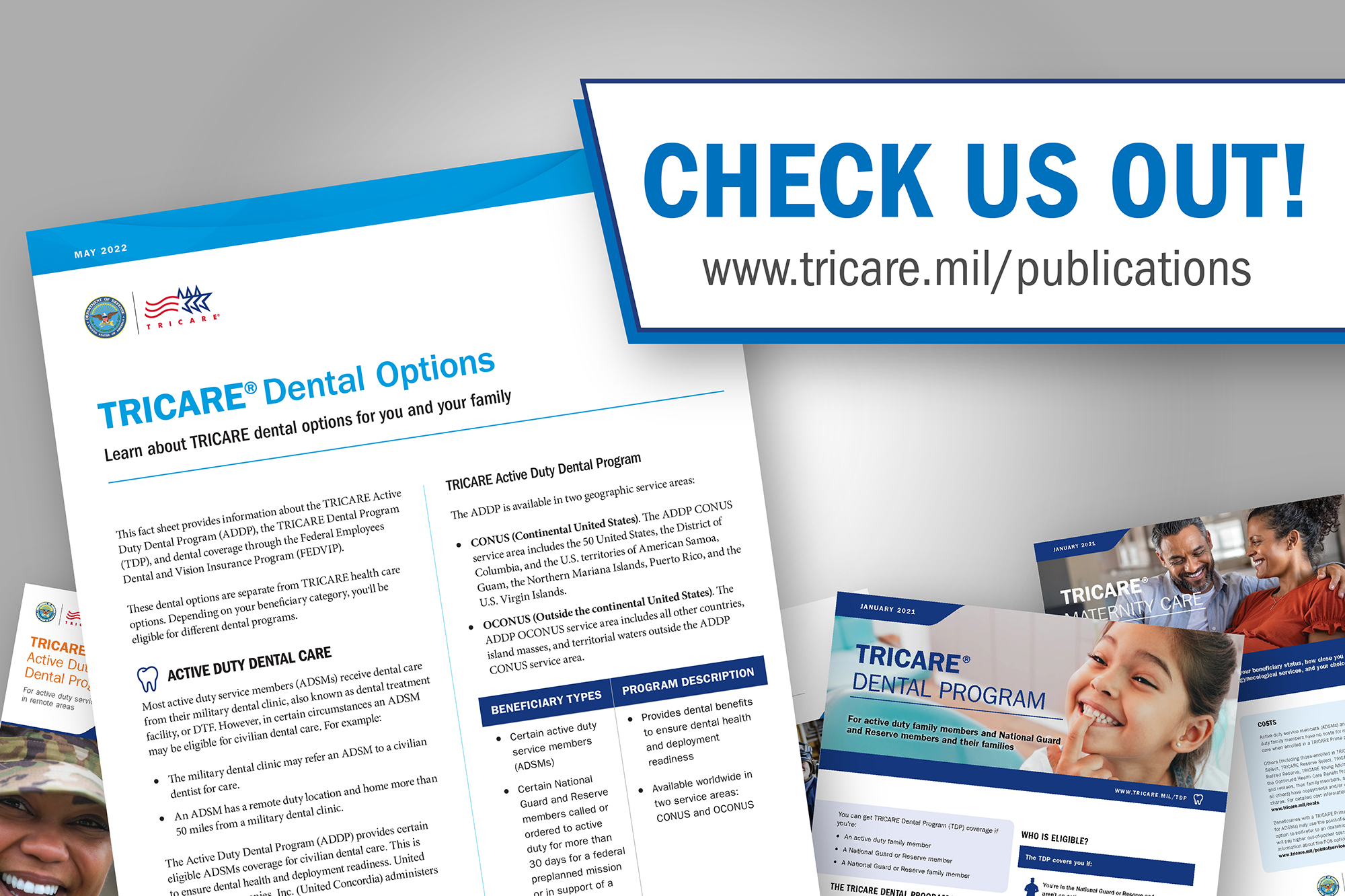 TRICARE Fact Sheet Helps You Find Your Right Dental Plan > TRICARE