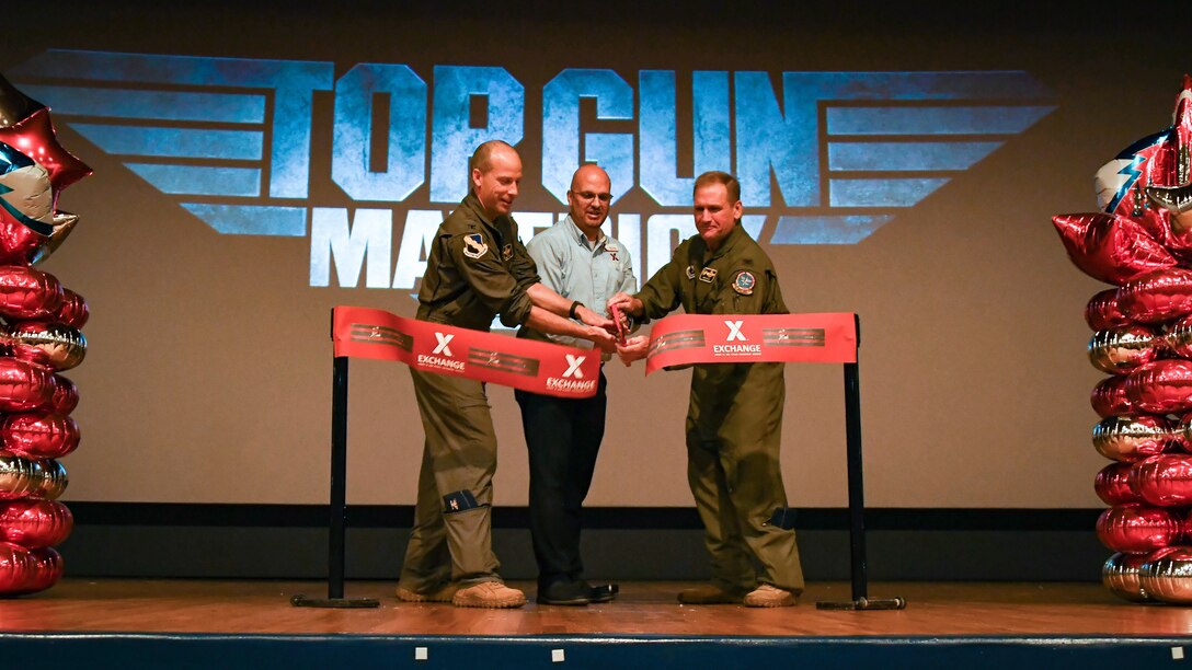 Top Gun: Maverick at base theater