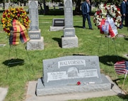 Gravestone of U.S. Air Force Col. Gail Halvorsen