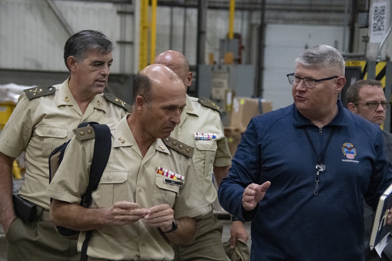 DLA Distribution leadership hosts Spanish delegation, imparts logistics lessons.