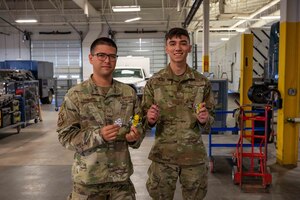 Airman are coined for performing good deed in the community.