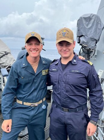 During Exercise Mare Aperto 22 in October 2022, LTRJ Stefano Sinigaglia had the opportunity to spend one month aboard the Arleigh Burke-class guided-missile destroyer USS Forrest Sherman (DDG 98).