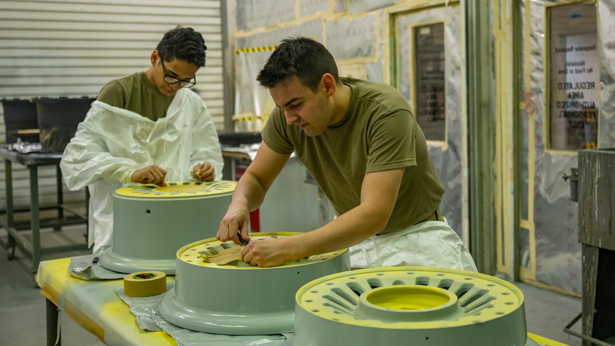 The aircraft structural maintenance shop maintains the structural integrity of all of RAF Mildenhall’s assigned aircraft.