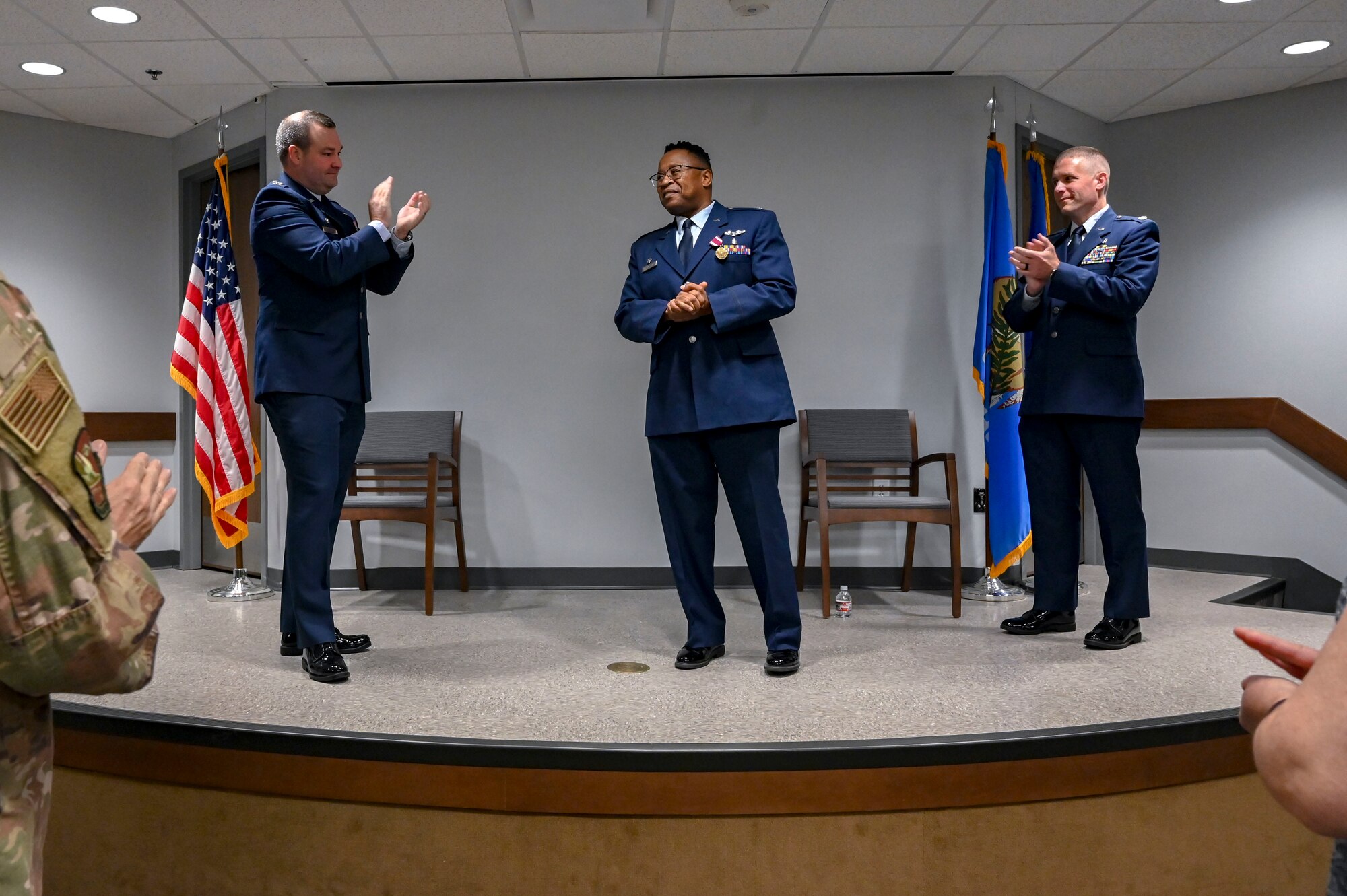 Oklahoma City Barons face off against reserve, guard units in a floor hockey  shootout > 507th Air Refueling Wing > Article Display