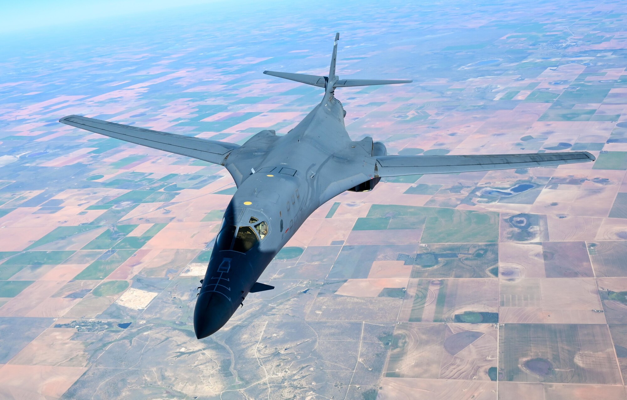 A bomber flying