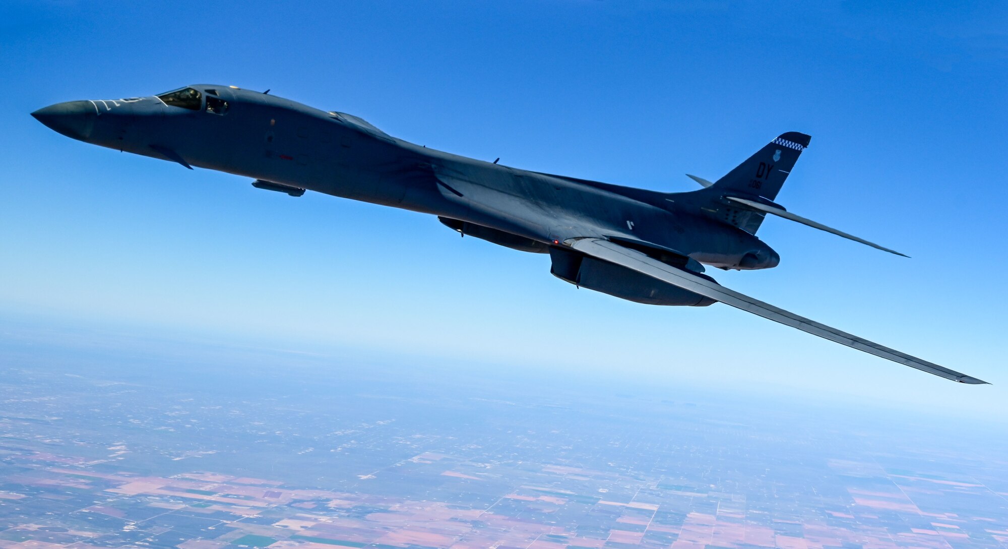 A bomber flying