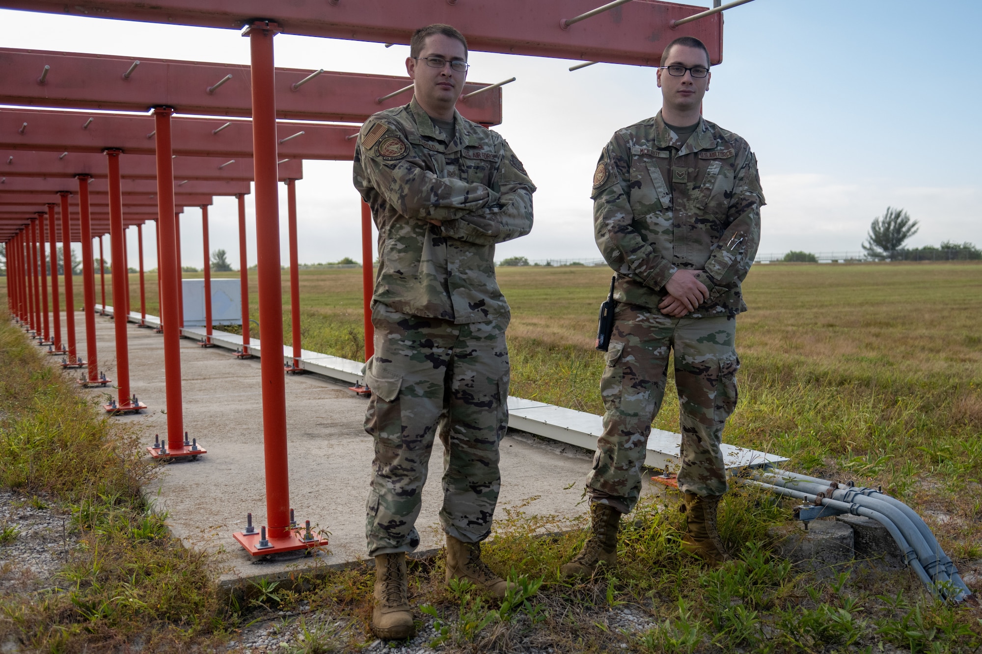 A Radar Airfield and Weather Systems technician assigned to the 6th Operations Support Squadron repairs a circuit board at MacDill Air Force Base, Florida, Nov. 1, 2022.