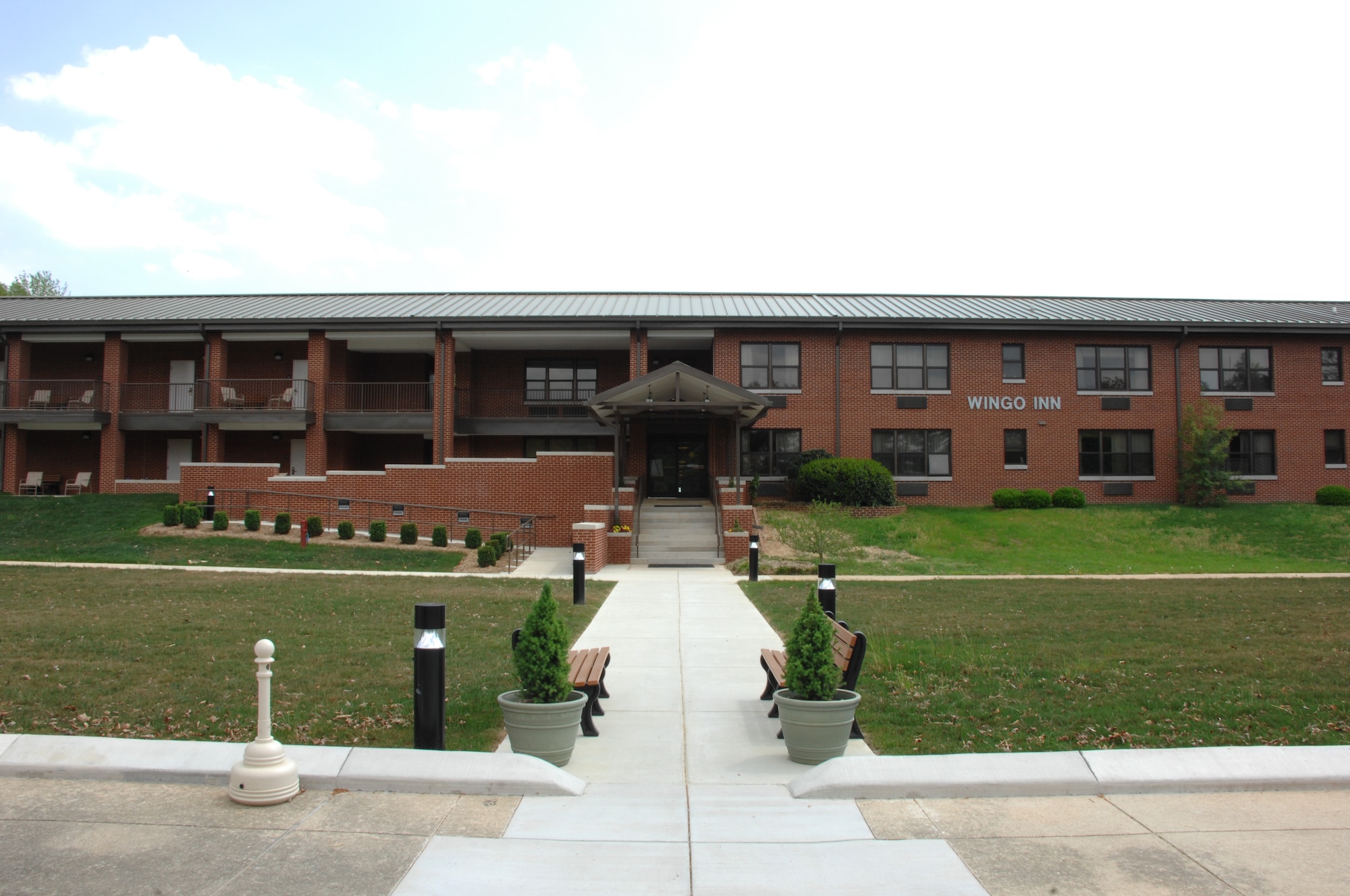 The Wingo Inn, pictured, is located at Arnold Air Force Base, Tennessee.