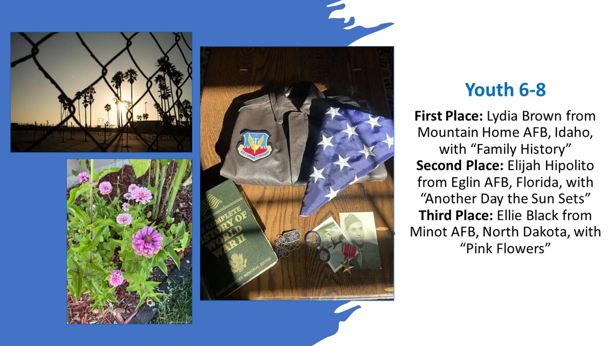 photos from winners in the 6-8 category
