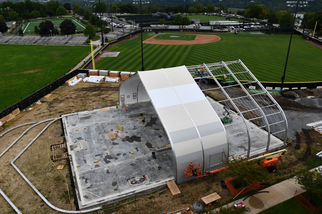 Construction of the General Instruction Building Swing Space at the U.S. Military Academy at West Point, New York.