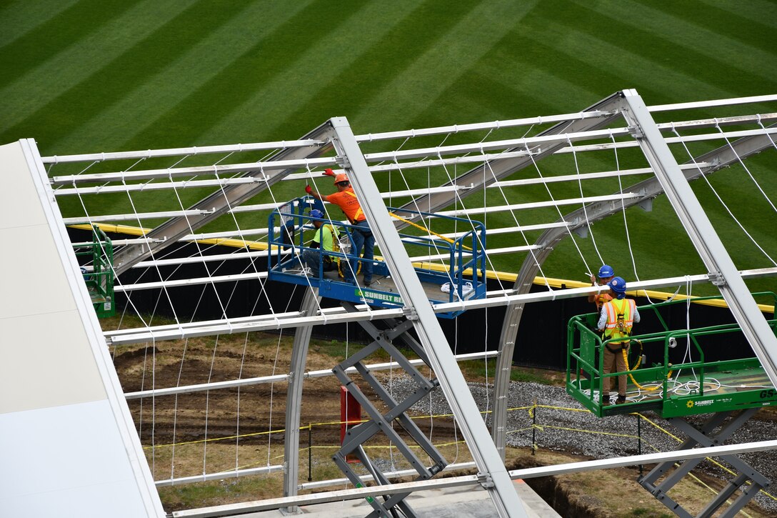 Construction of the General Instruction Building Swing Space at the U.S. Military Academy at West Point, New York.