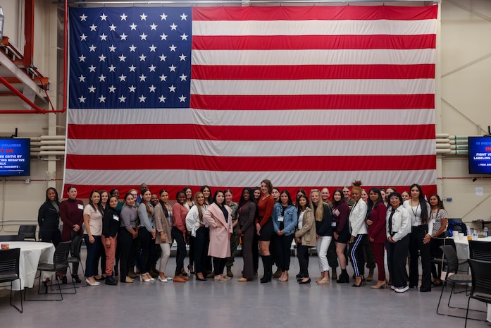 U.S. Marines and Sailors attend the Women’s Leadership & Education Committee Symposium on Marine Corps Air Station Camp Pendleton, California, Oct. 27, 2022. The committee, established by Marine Aircraft Group 39, 3rd Marine Aircraft Wing, is a mentorship, empowerment, and all-inclusive environment to help maximize talents, abilities and knowledge for Marines and Sailors of all ages, genders, and leadership levels