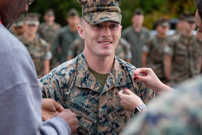 MCAS New River Meritorious Promotion: Sgt. Aaron Kinshaw
