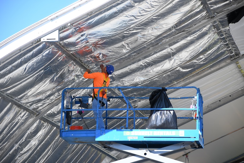 Construction on the General Instruction Building Swing Space at the U.S. Military Academy at West Point.