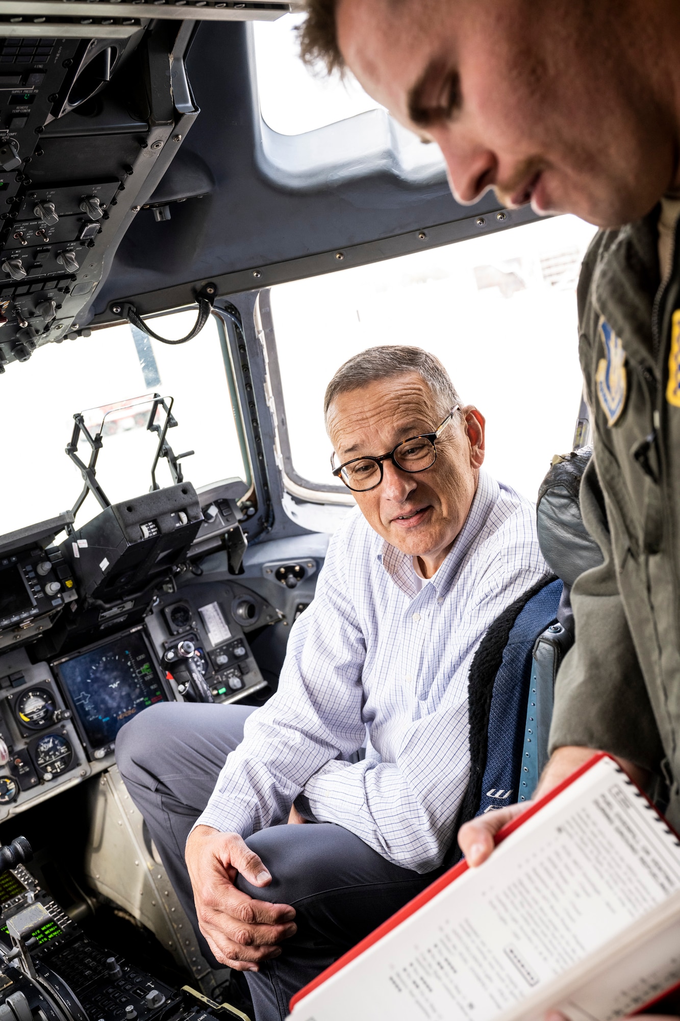 Attendees tour 445th AW aircraft.
