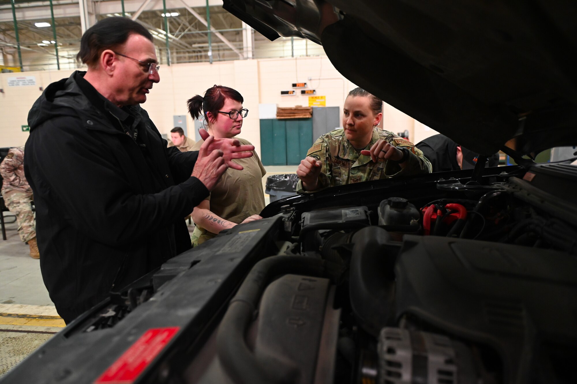 An Emergency Response Vehicle and cargo are thoroughly inspected