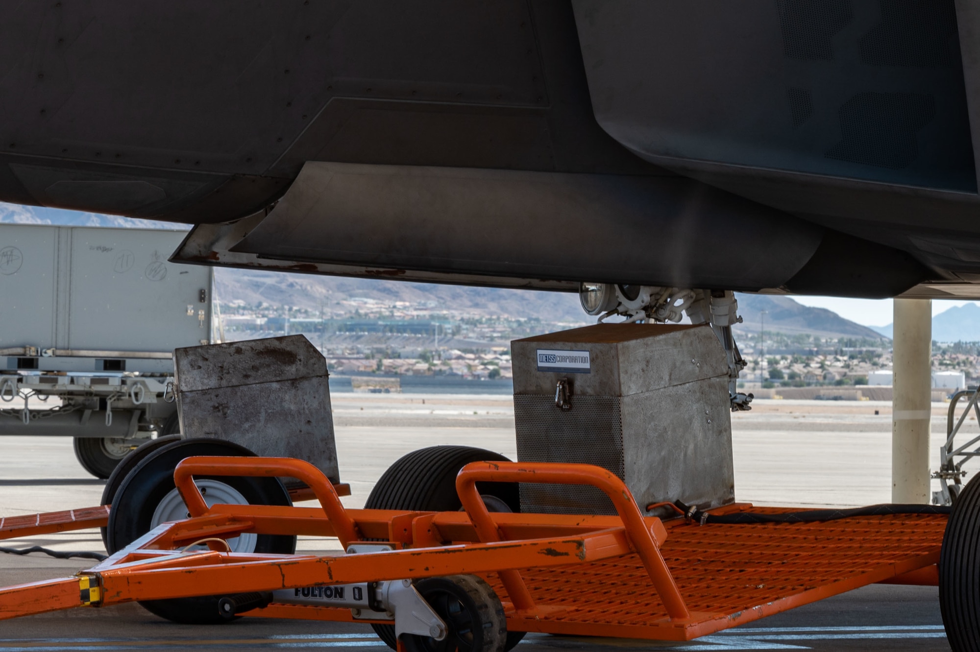 Wintergreen oil sprayed into the intakes of an F-22